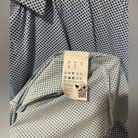 BOSS SLIM-FIT SHIRT IN PRINTED PERFORMANCE-STRETCH FABRIC - Picture 6 of 9